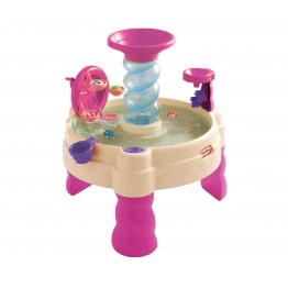 Masuta de joaca roz cu apa - spirala Little Tikes